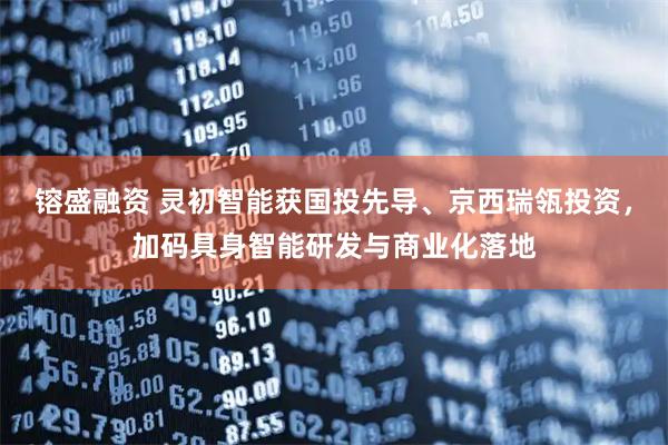 镕盛融资 灵初智能获国投先导、京西瑞瓴投资，加码具身智能研发与商业化落地