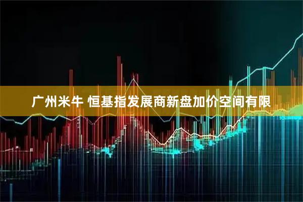 广州米牛 恒基指发展商新盘加价空间有限